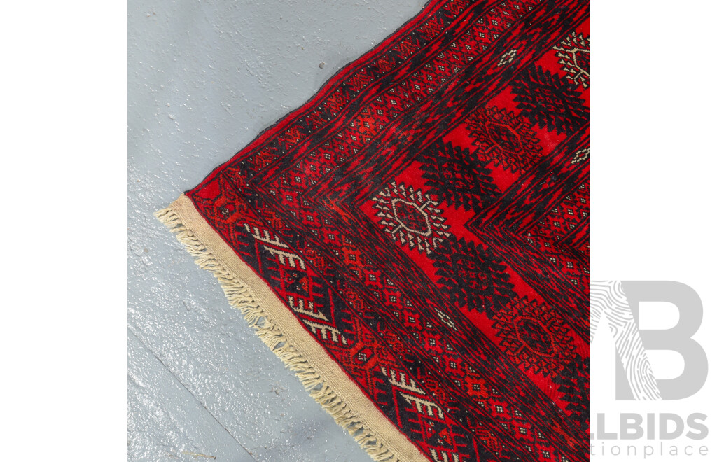 Hand Knotted Afghan Rug