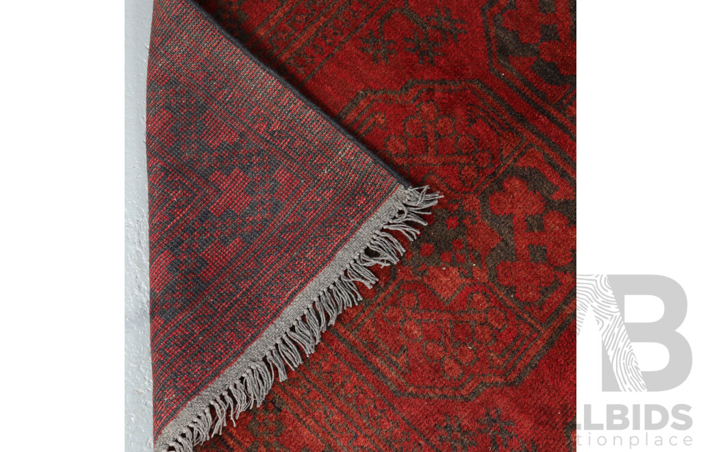 Hand Knotted Afghan Rug