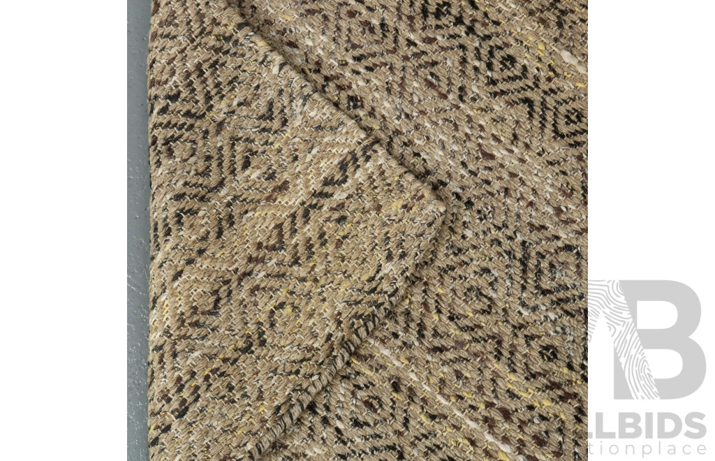 Hand Knotted Diamond Patterned Rug