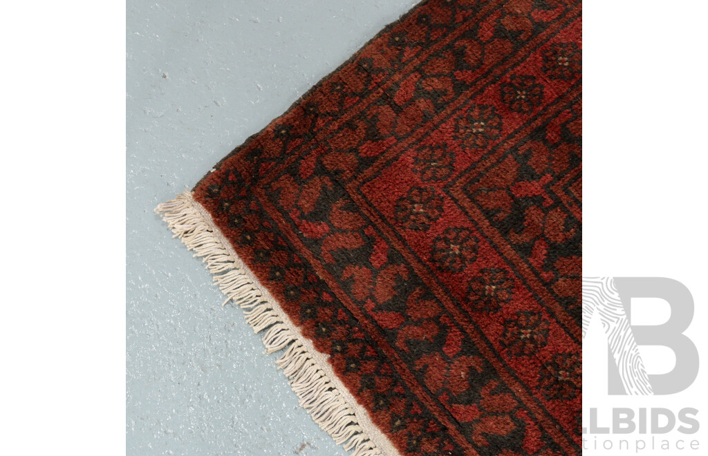 Hand Knotted Afghan Rug