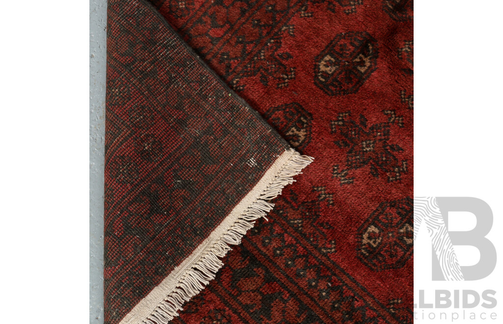 Hand Knotted Afghan Rug