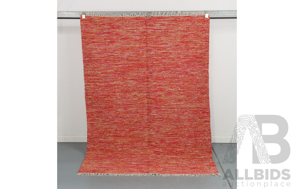 Hand Knotted Cotton Durry Rug