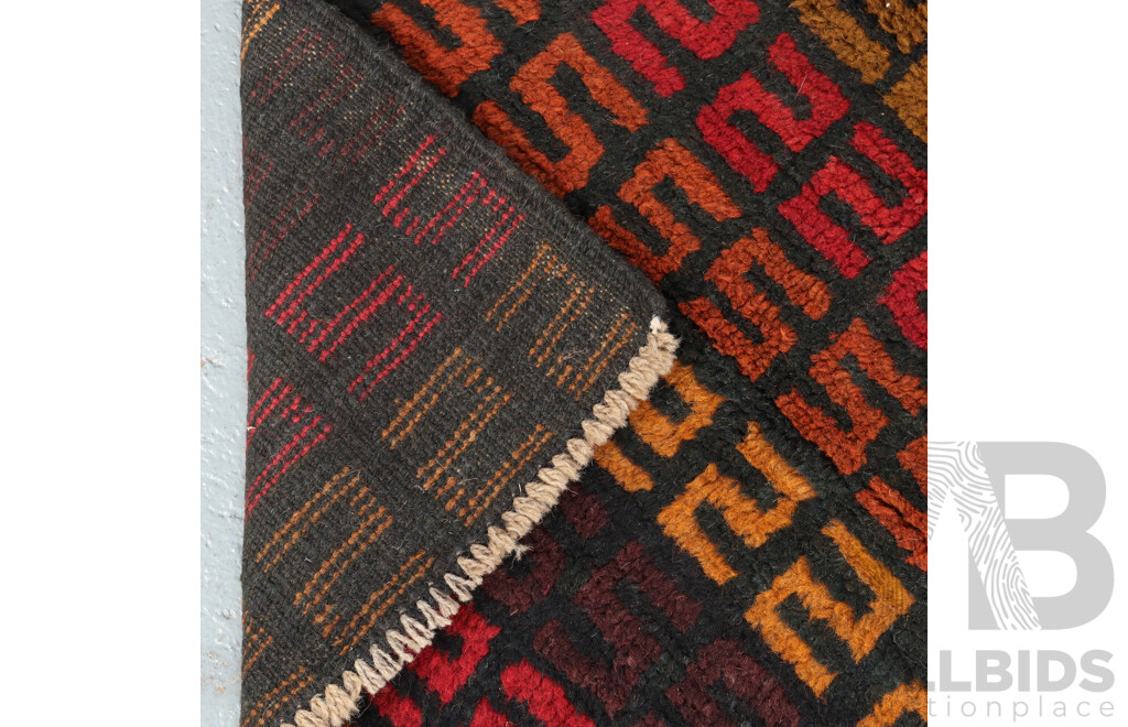 Hand Knotted Bohemian Rug
