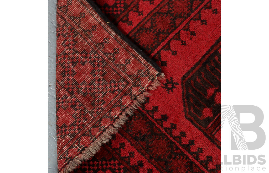 Hand Knotted Afghan Rug