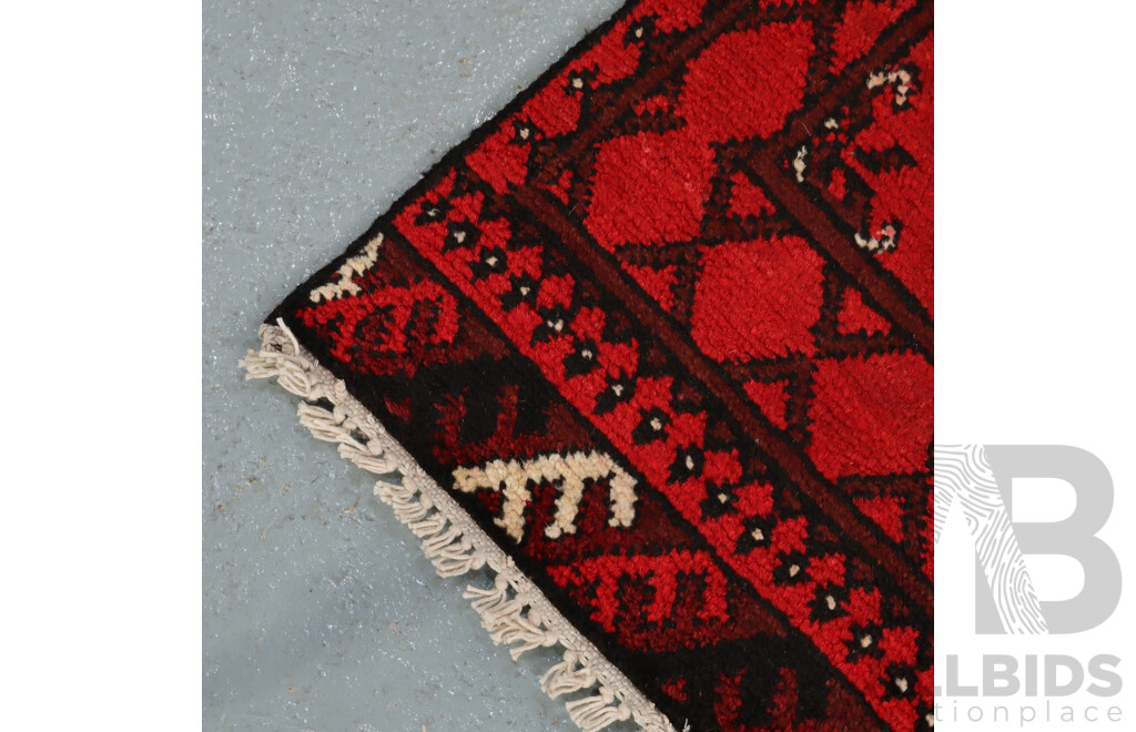 Hand Knotted Afghan Rug
