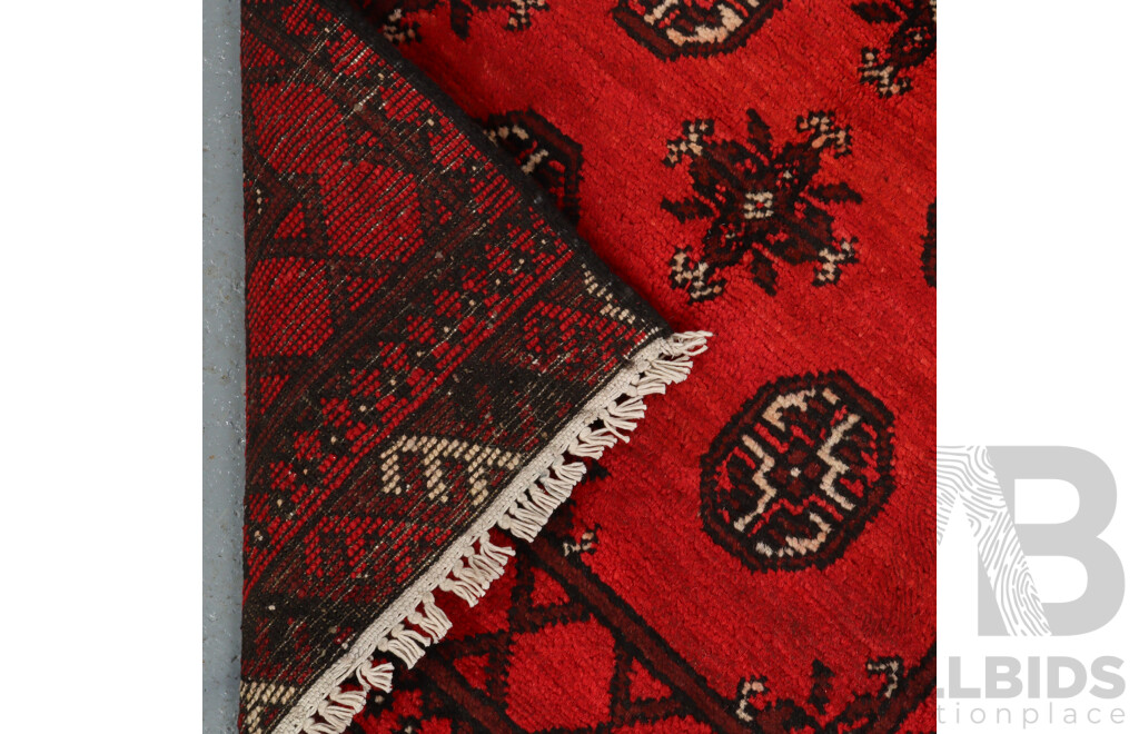 Hand Knotted Afghan Rug