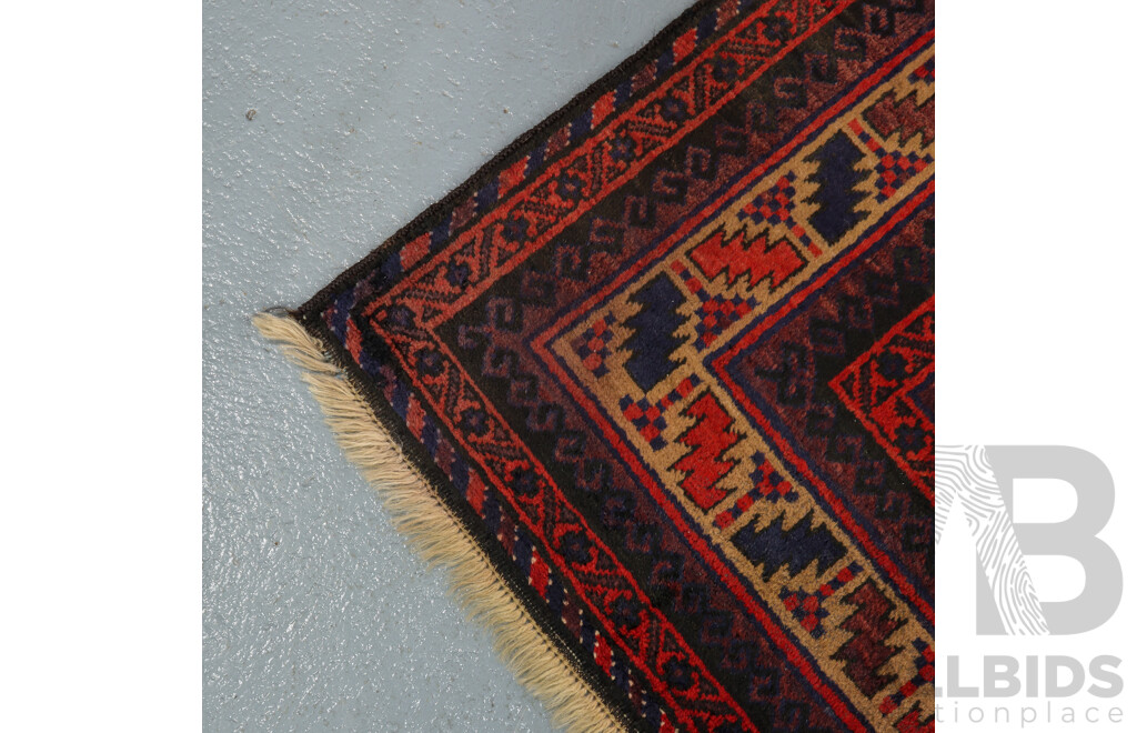 Hand Knotted Persian Baluchi Rug