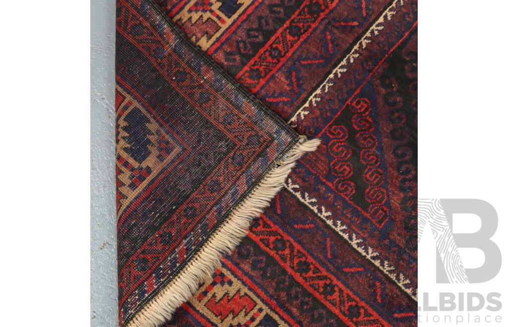 Hand Knotted Persian Baluchi Rug