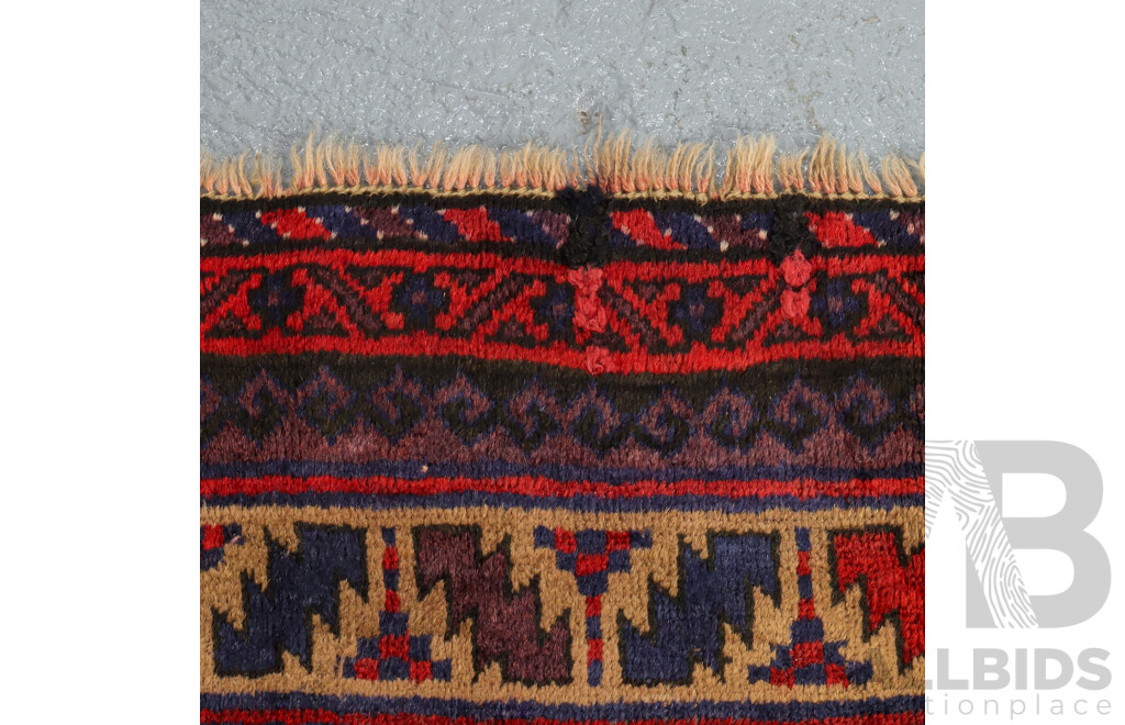 Hand Knotted Persian Baluchi Rug