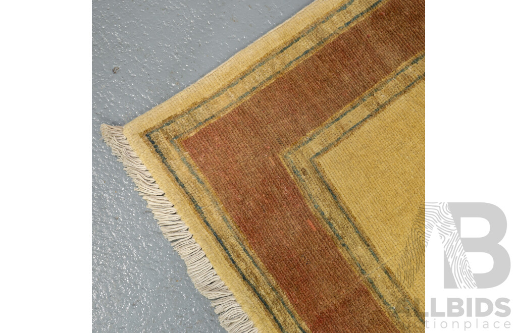 Hand Knotted Wool Rug