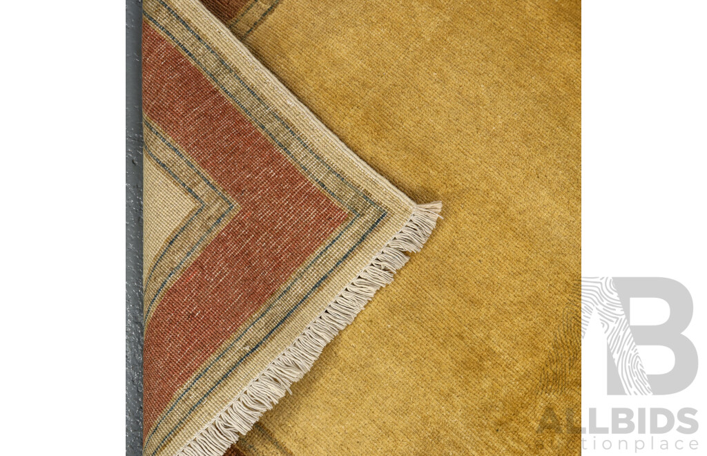 Hand Knotted Wool Rug