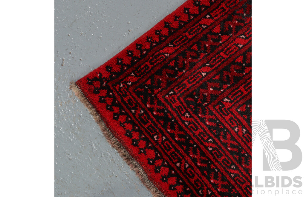 Hand Knotted Afghan Rug