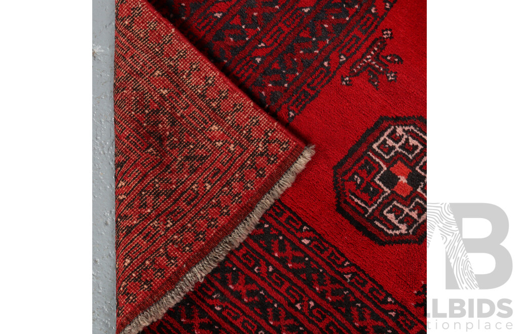 Hand Knotted Afghan Rug