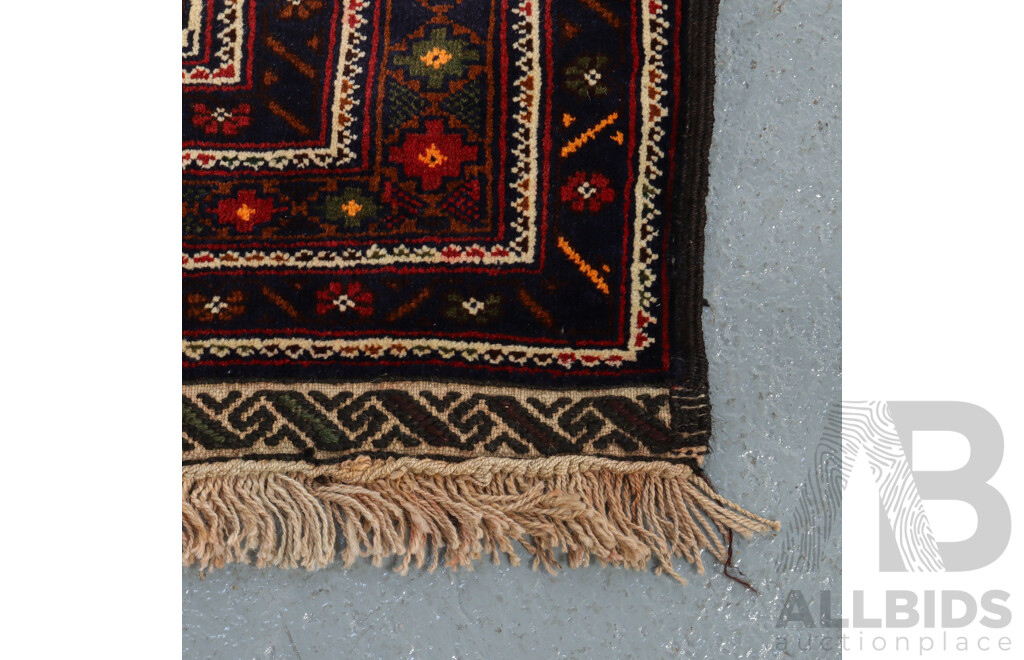 Hand Knotted Afghan Kazak Rug