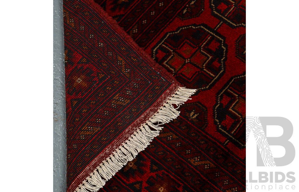 Hand Knotted Afghan Baluchi Rug