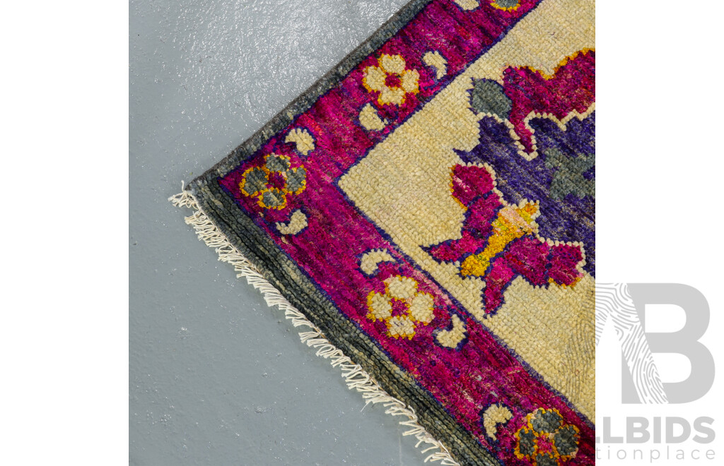 Large Hand Knotted Vaughn Wool Rug