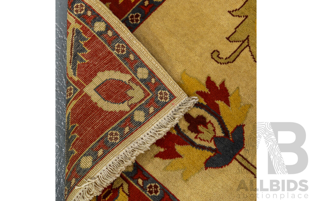 Hand Knotted Afghan Chobi Rug
