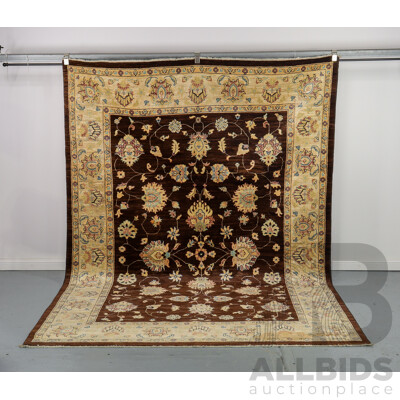 Hand Knotted Chobi Peshwar Rug