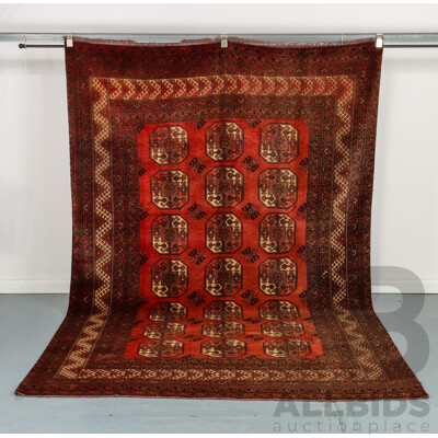 Hand Knotted Afghan Rug