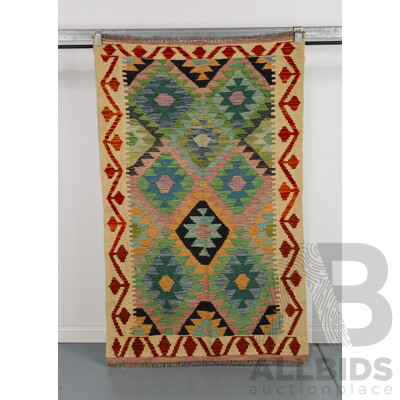 Hand Knotted Afghan Kilim Rug