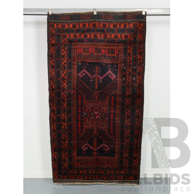Hand Knotted Baluchi Rug