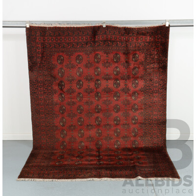 Hand Knotted Afghan Rug