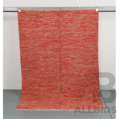 Hand Knotted Cotton Durry Rug