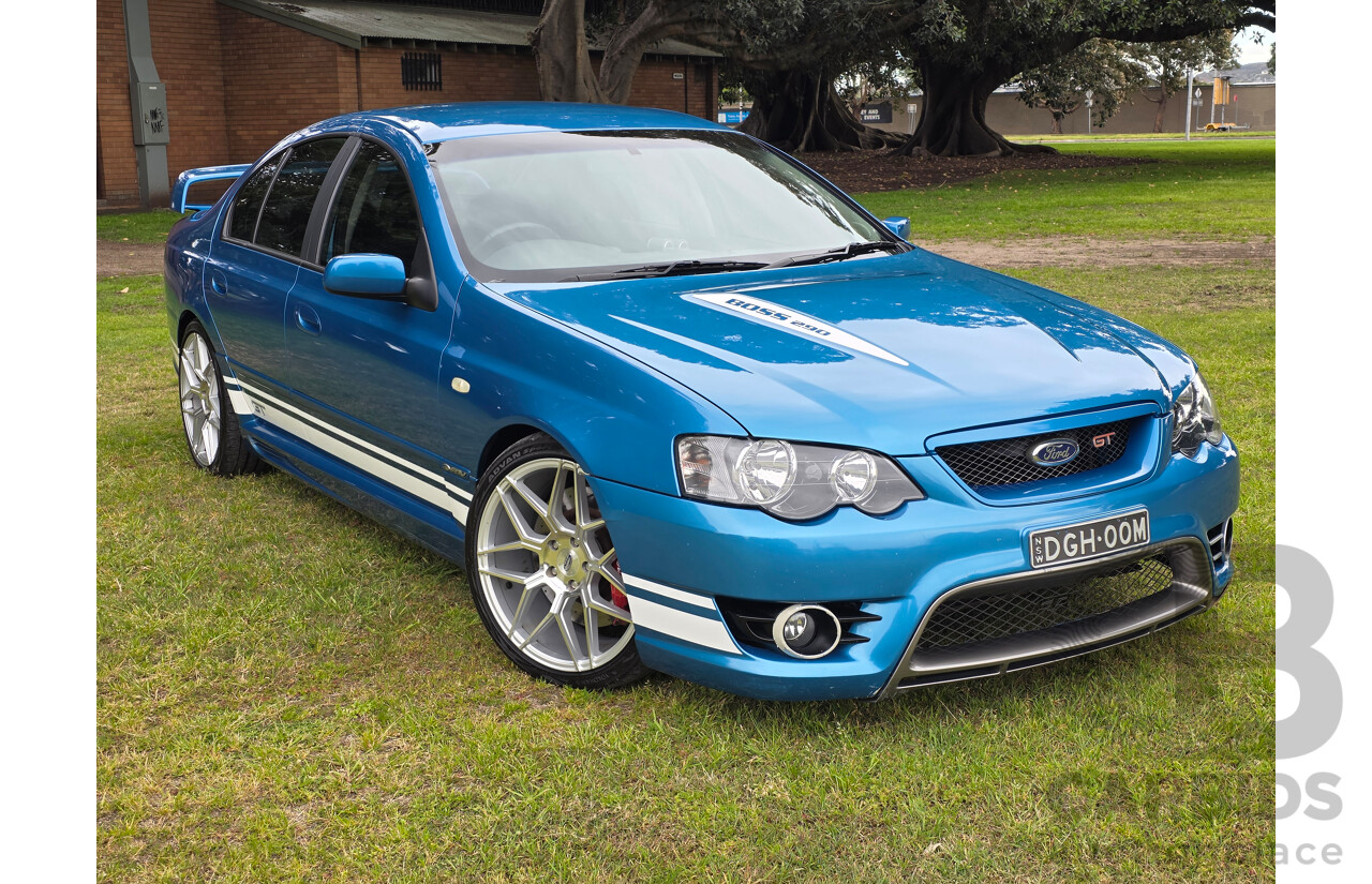 11/2006 Ford FPV GT (RWD) BF MKII Build No. 0072 4d Sedan Neo Blue Boss 290 V8 5.4L