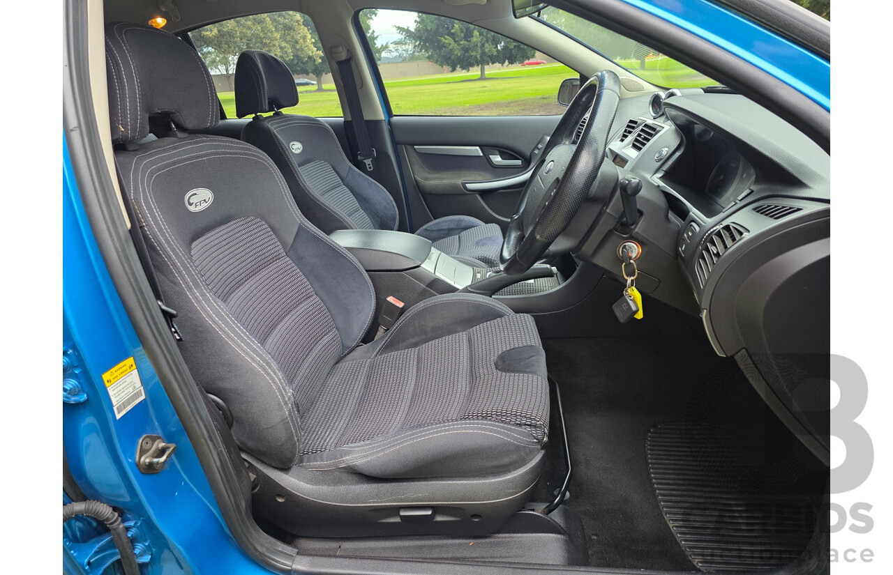 11/2006 Ford FPV GT (RWD) BF MKII Build No. 0072 4d Sedan Neo Blue Boss 290 V8 5.4L