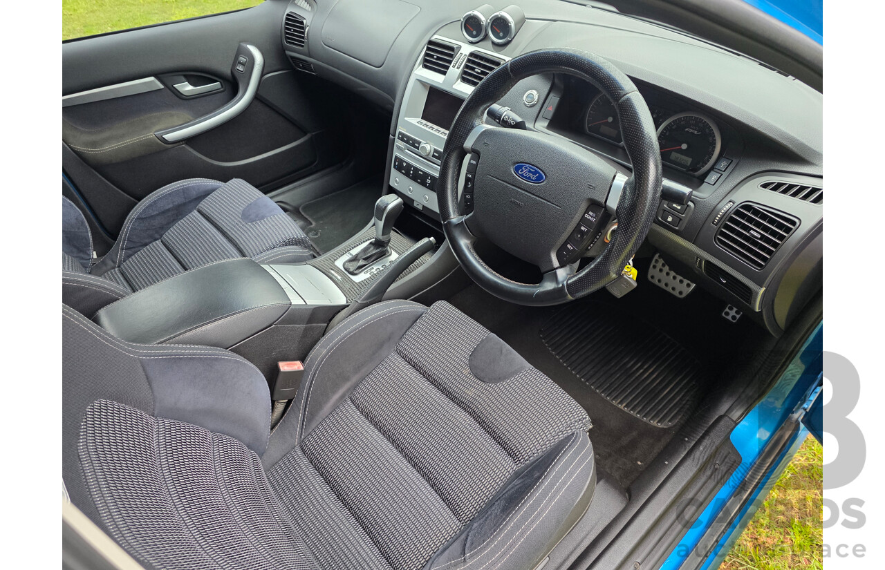 11/2006 Ford FPV GT (RWD) BF MKII Build No. 0072 4d Sedan Neo Blue Boss 290 V8 5.4L