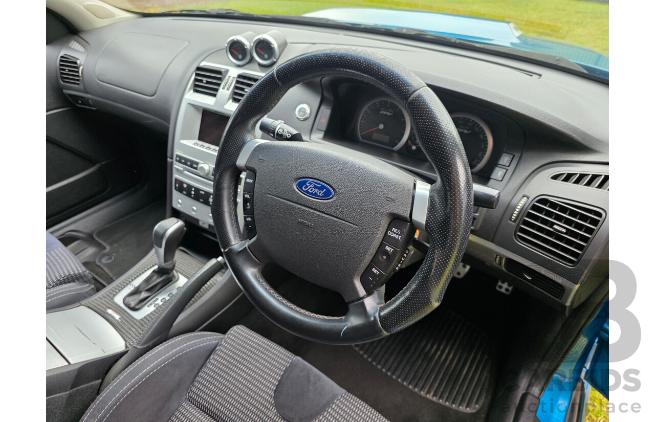 11/2006 Ford FPV GT (RWD) BF MKII Build No. 0072 4d Sedan Neo Blue Boss 290 V8 5.4L