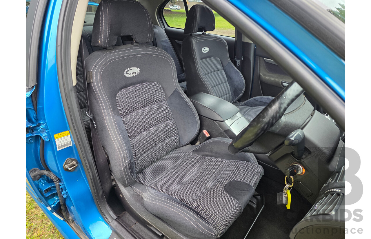 11/2006 Ford FPV GT (RWD) BF MKII Build No. 0072 4d Sedan Neo Blue Boss 290 V8 5.4L