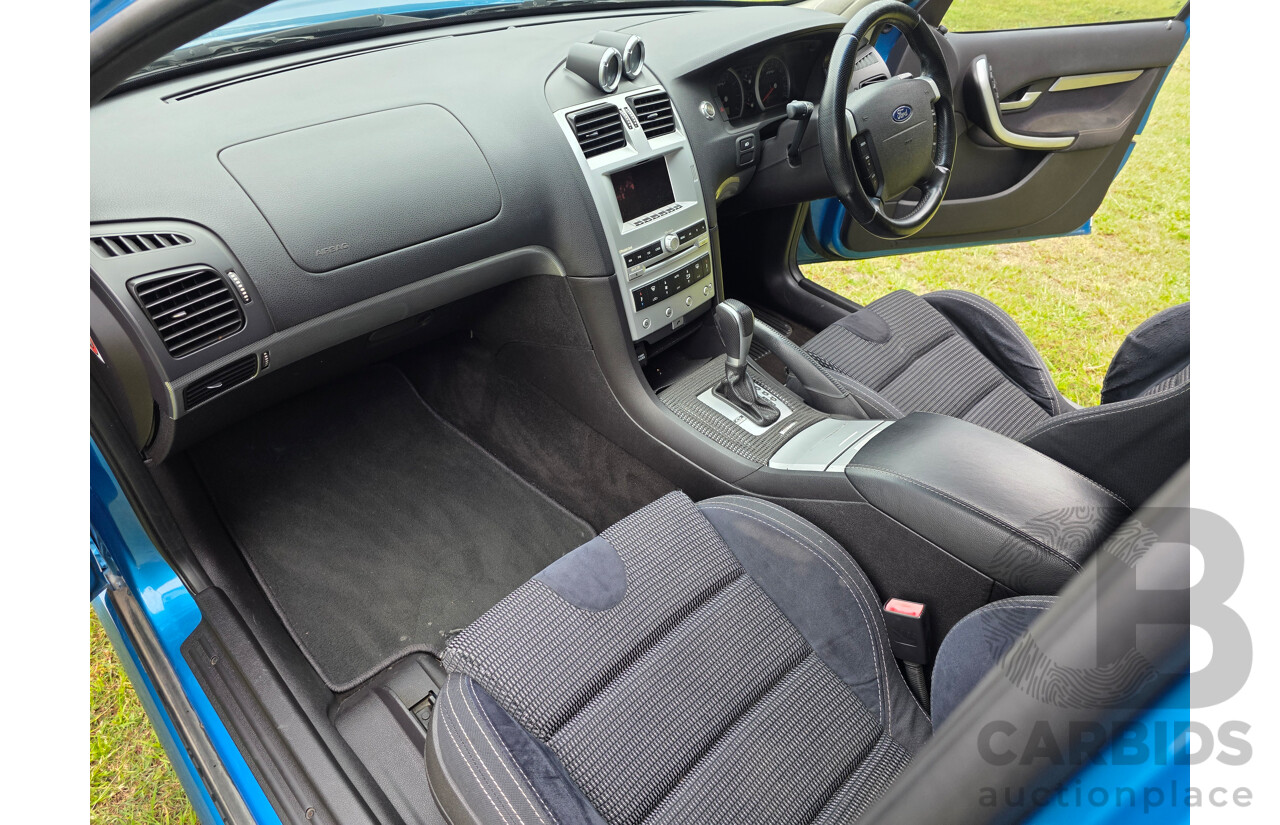 11/2006 Ford FPV GT (RWD) BF MKII Build No. 0072 4d Sedan Neo Blue Boss 290 V8 5.4L