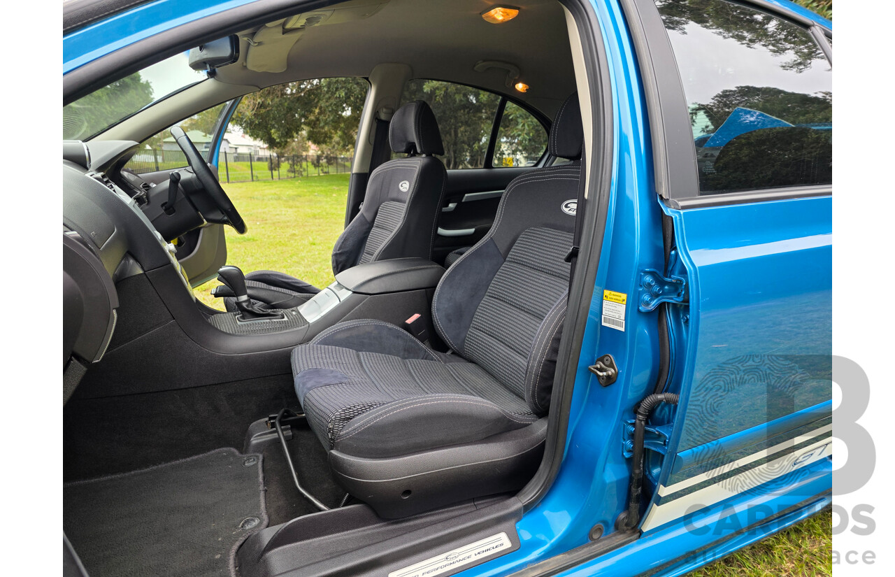 11/2006 Ford FPV GT (RWD) BF MKII Build No. 0072 4d Sedan Neo Blue Boss 290 V8 5.4L