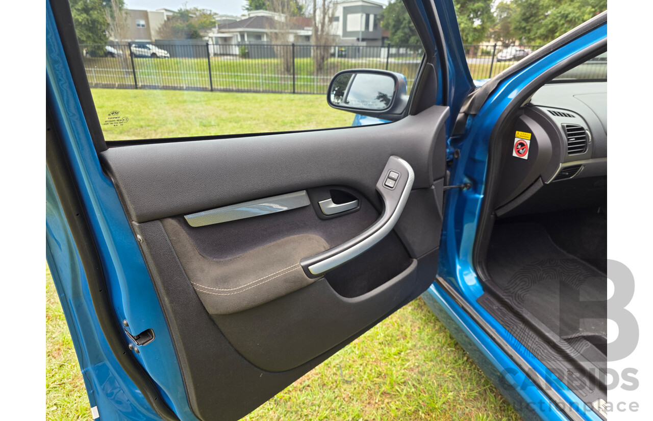 11/2006 Ford FPV GT (RWD) BF MKII Build No. 0072 4d Sedan Neo Blue Boss 290 V8 5.4L