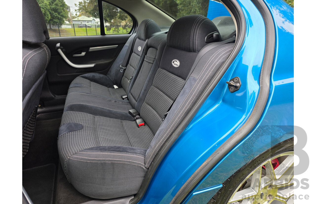 11/2006 Ford FPV GT (RWD) BF MKII Build No. 0072 4d Sedan Neo Blue Boss 290 V8 5.4L