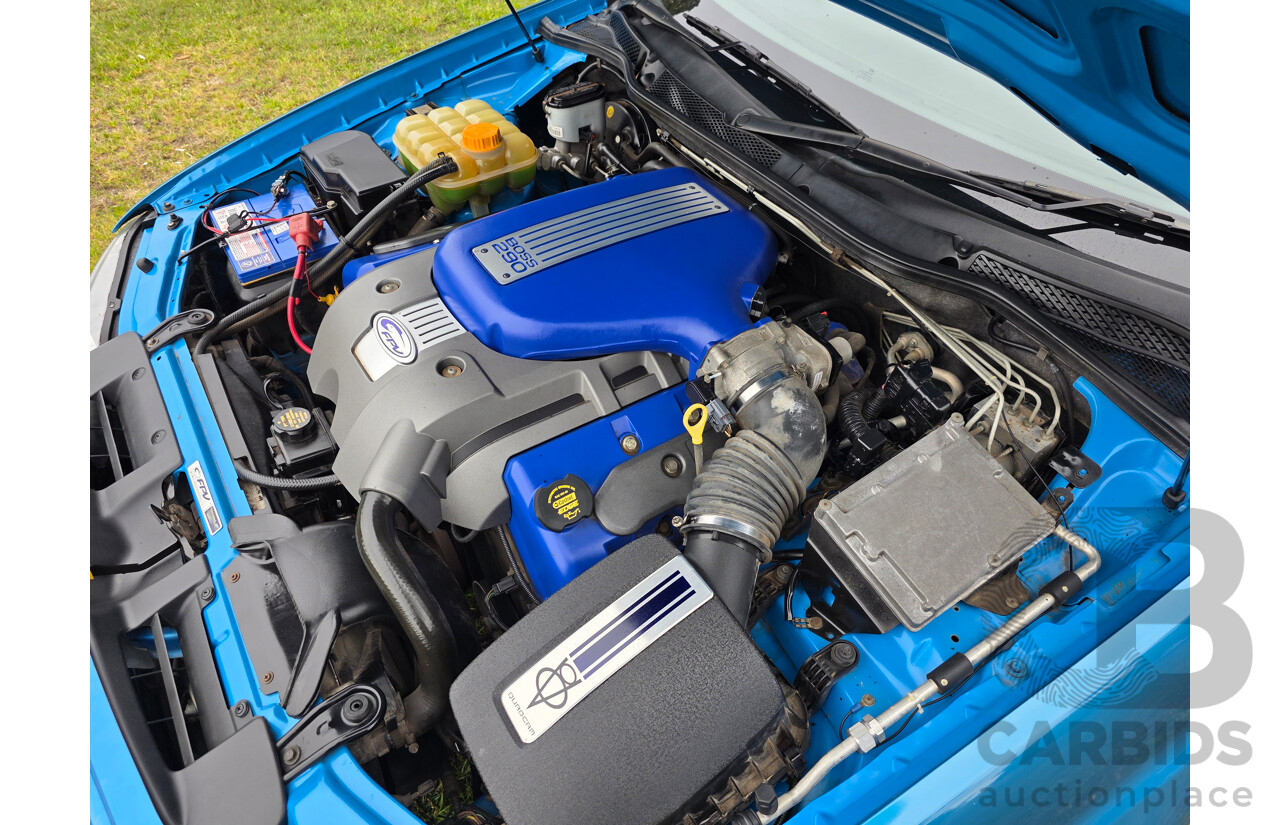 11/2006 Ford FPV GT (RWD) BF MKII Build No. 0072 4d Sedan Neo Blue Boss 290 V8 5.4L