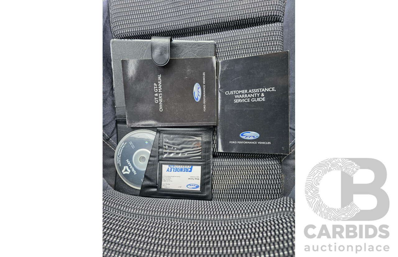 11/2006 Ford FPV GT (RWD) BF MKII Build No. 0072 4d Sedan Neo Blue Boss 290 V8 5.4L