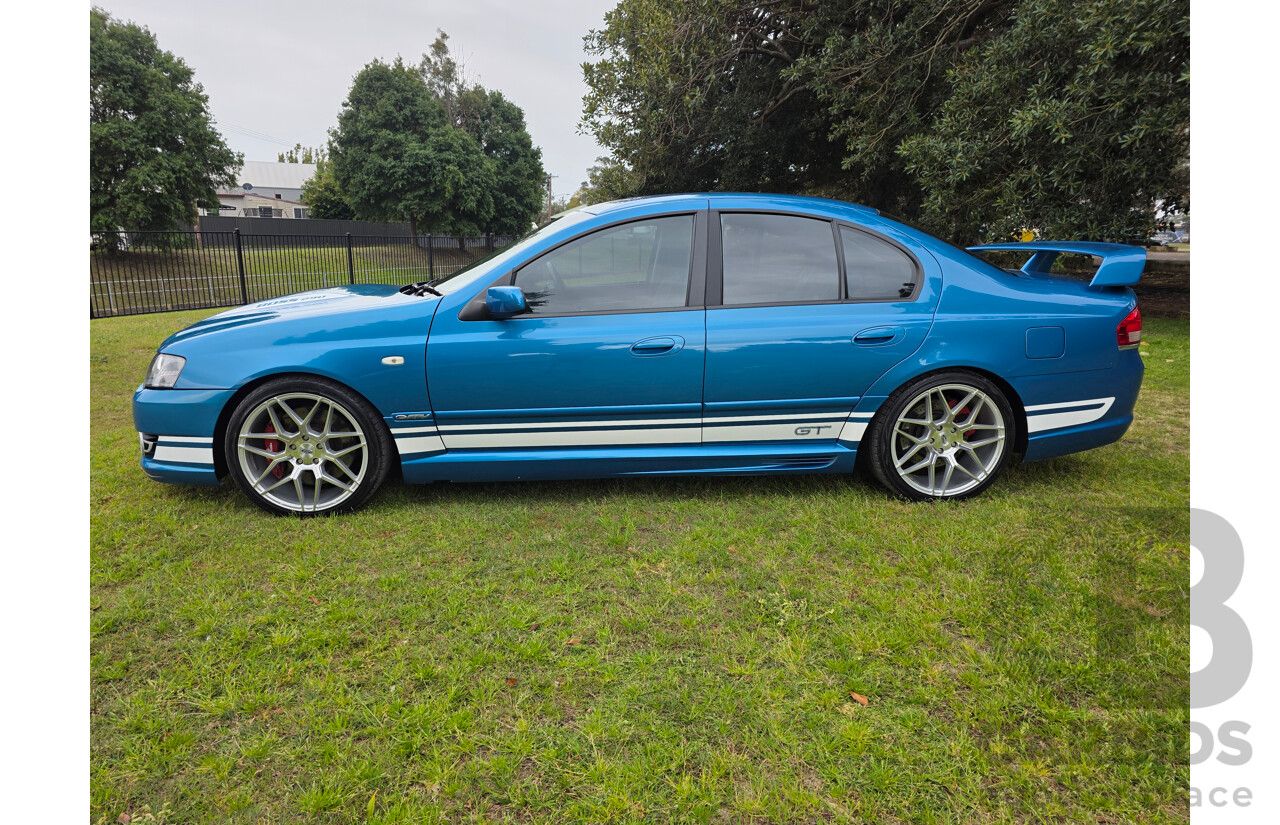 11/2006 Ford FPV GT (RWD) BF MKII Build No. 0072 4d Sedan Neo Blue Boss 290 V8 5.4L