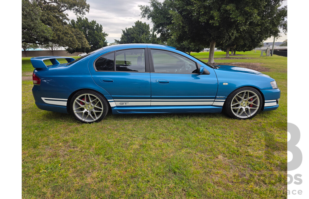 11/2006 Ford FPV GT (RWD) BF MKII Build No. 0072 4d Sedan Neo Blue Boss 290 V8 5.4L