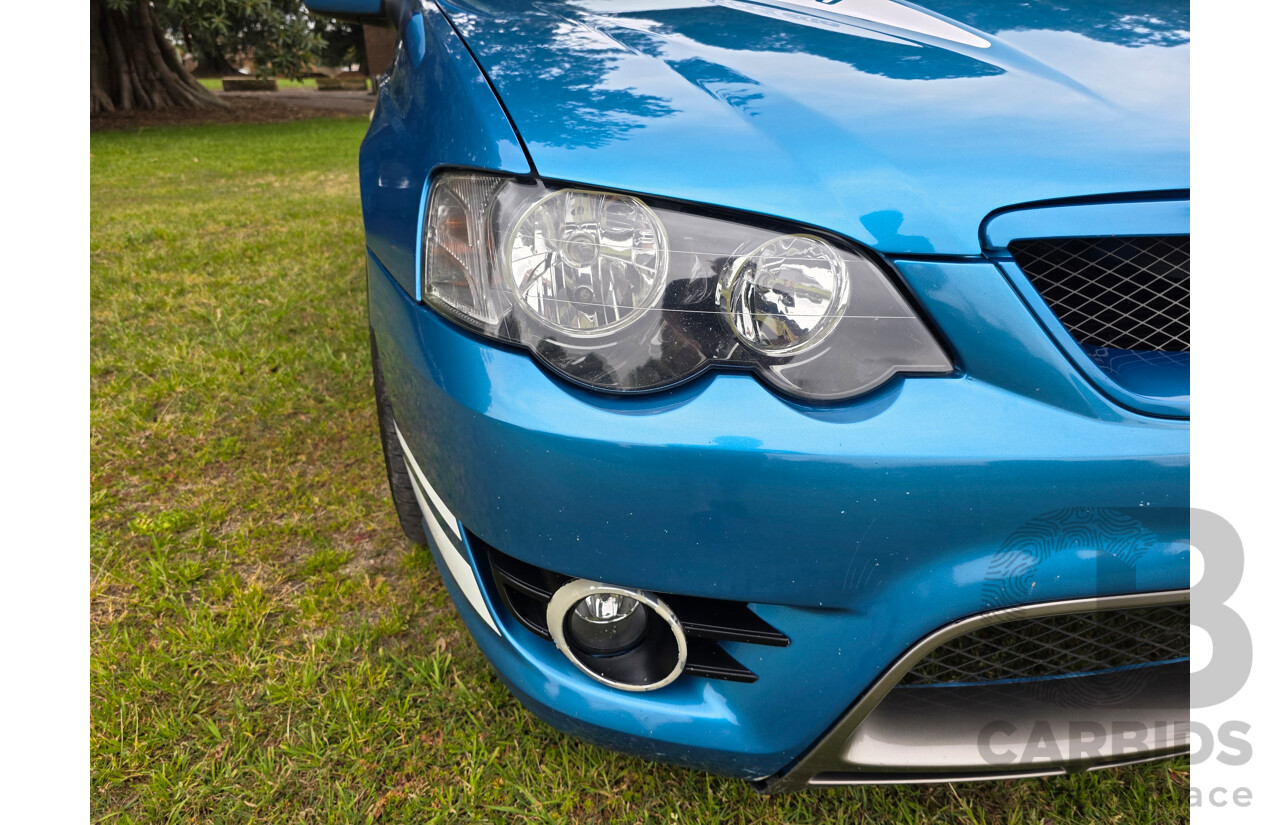 11/2006 Ford FPV GT (RWD) BF MKII Build No. 0072 4d Sedan Neo Blue Boss 290 V8 5.4L