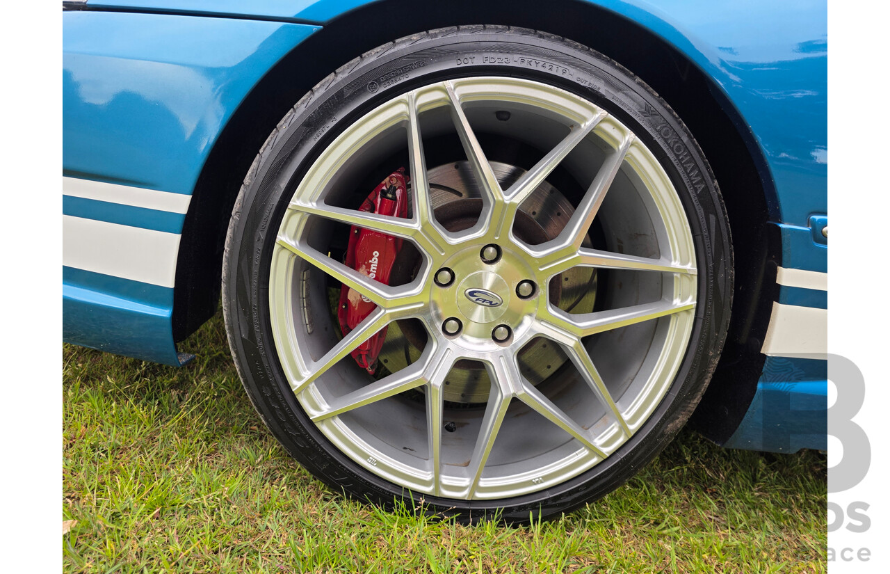 11/2006 Ford FPV GT (RWD) BF MKII Build No. 0072 4d Sedan Neo Blue Boss 290 V8 5.4L