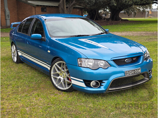 11/2006 Ford FPV GT (RWD) BF MKII Build No. 0072 4d Sedan Neo Blue Boss 290 V8 5.4L