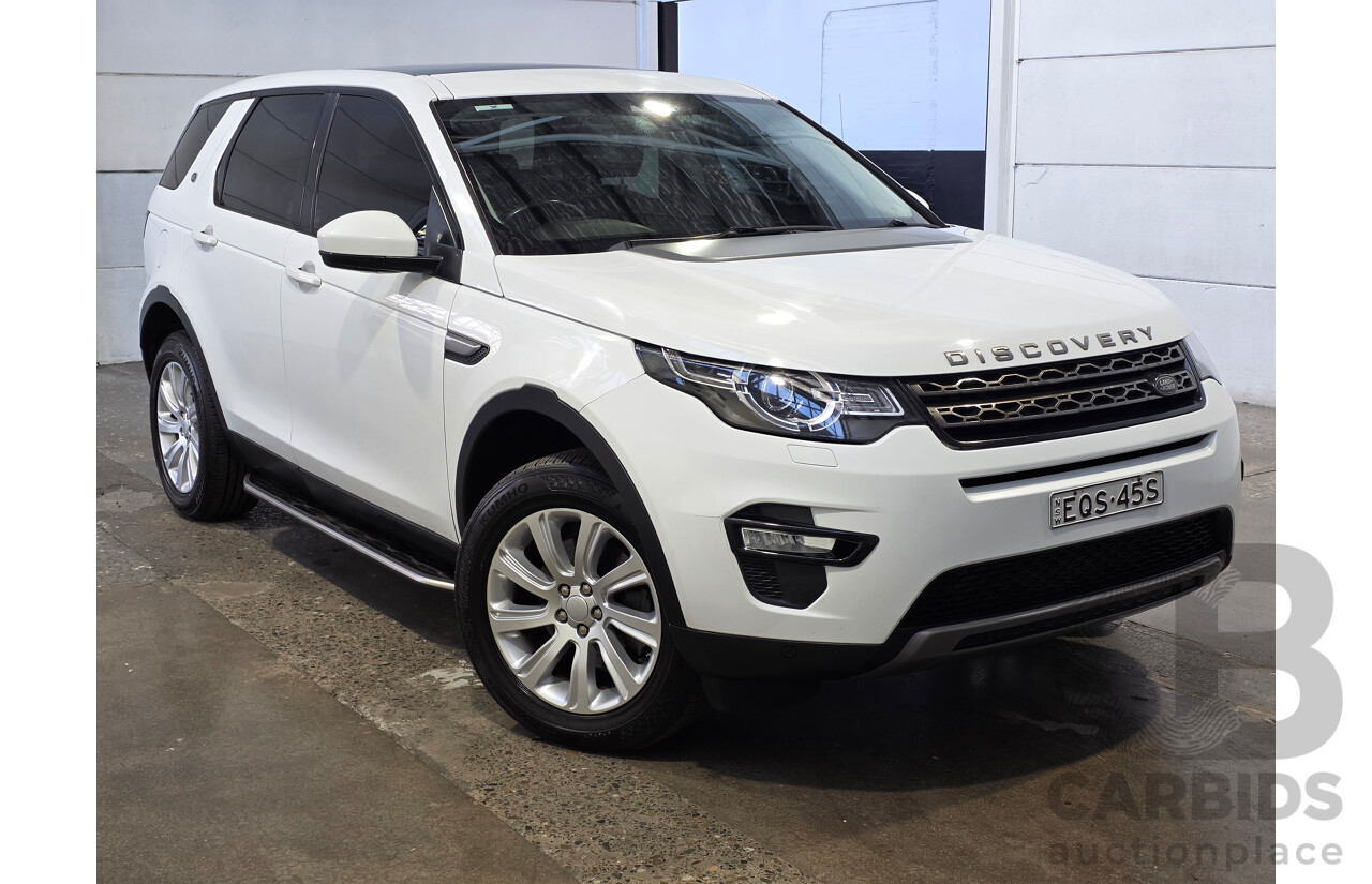 06/2016 Land Rover Discovery Sport SD4 SE (AWD) LC MY16.5 4d Wagon White Turbo Diesel 2.2L