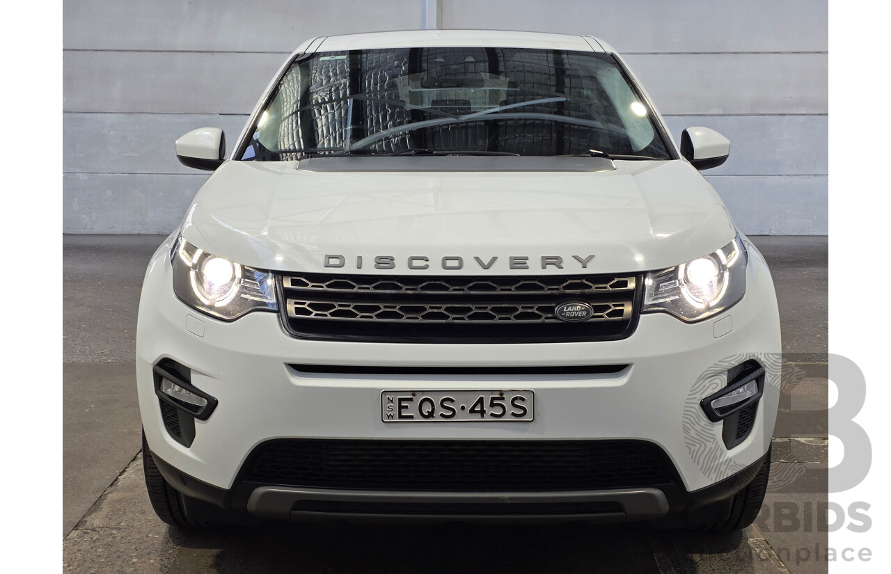 06/2016 Land Rover Discovery Sport SD4 SE (AWD) LC MY16.5 4d Wagon White Turbo Diesel 2.2L
