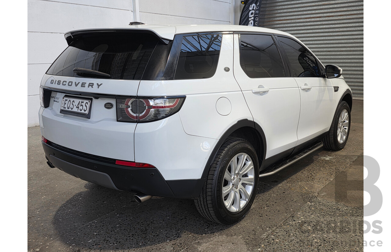 06/2016 Land Rover Discovery Sport SD4 SE (AWD) LC MY16.5 4d Wagon White Turbo Diesel 2.2L