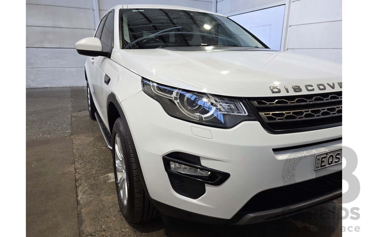 06/2016 Land Rover Discovery Sport SD4 SE (AWD) LC MY16.5 4d Wagon White Turbo Diesel 2.2L
