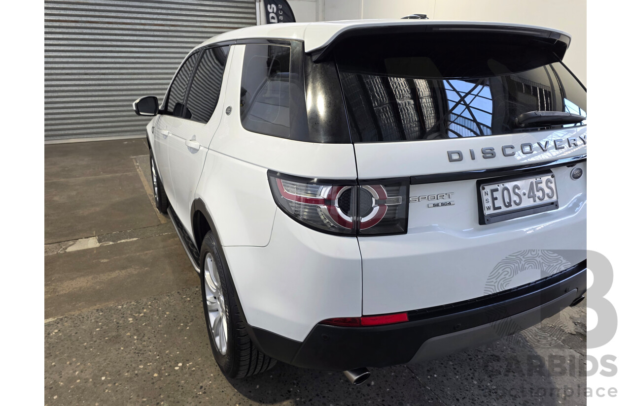 06/2016 Land Rover Discovery Sport SD4 SE (AWD) LC MY16.5 4d Wagon White Turbo Diesel 2.2L