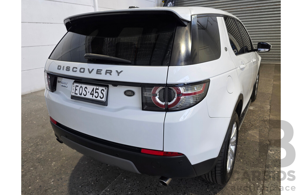 06/2016 Land Rover Discovery Sport SD4 SE (AWD) LC MY16.5 4d Wagon White Turbo Diesel 2.2L