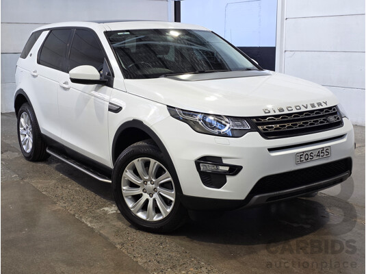06/2016 Land Rover Discovery Sport SD4 SE (AWD) LC MY16.5 4d Wagon White Turbo Diesel 2.2L
